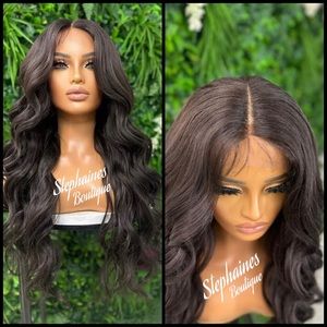 Human Hair Blended Lace Front Wig